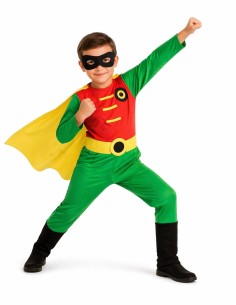 Costume di alta qualità da super Robin, ideale per Carnevale, feste a tema ed eventi speciali.